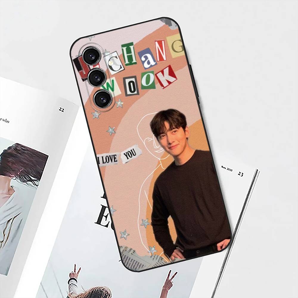 Ji Chang W-Wook Phone Case For Samsung S25,S24,S21,S22,S23,S30,Ultra,S20,Plus,Fe,Lite,Note,10 Black Soft Shell