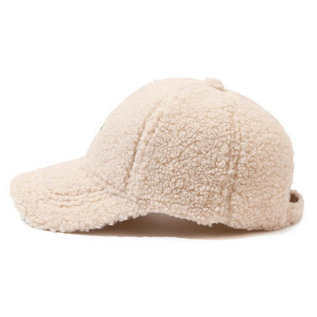 Ladies, Thickened, Hat, Duckbill Cap, Plush, Baseball Cap