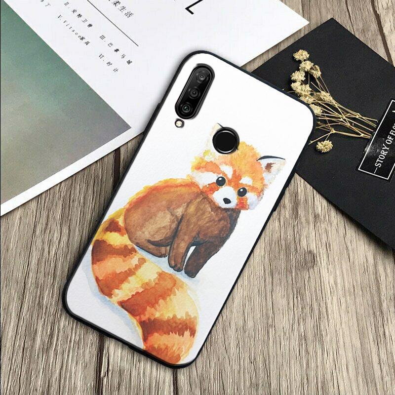 Roter Panda Niedliches Tier Für Huawei Nova Y70 Y91 Y61 Y72 Y73 Y90 Y60 3i 7i 8i 11 12i 9 10 SE P20 P30 Pro P40 Lite Hülle