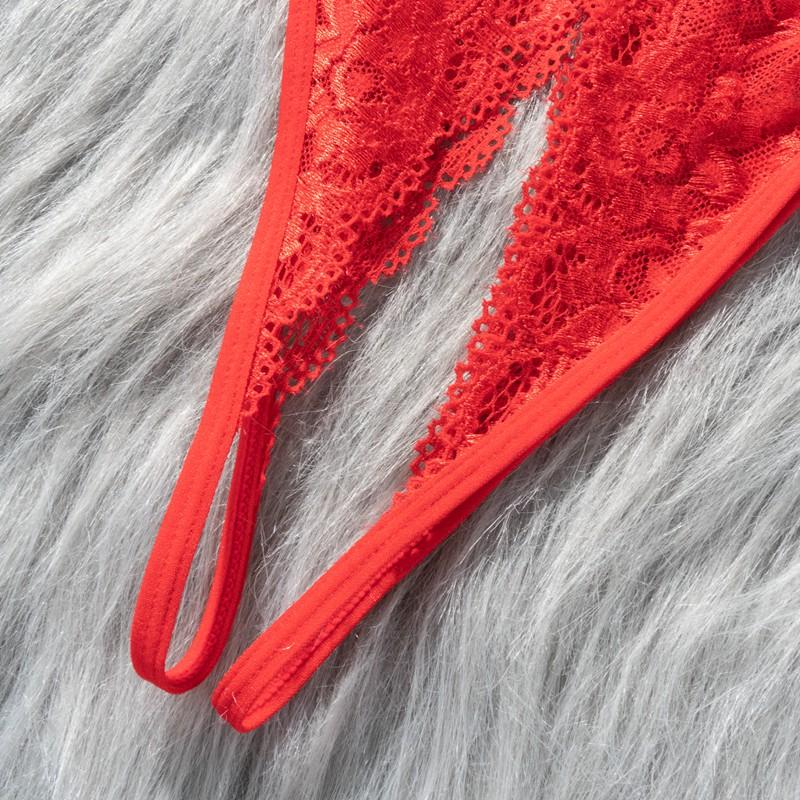 Women Lace Lingerie Transparent Underwear Panties Ladies Open Crotch Thong Sexy