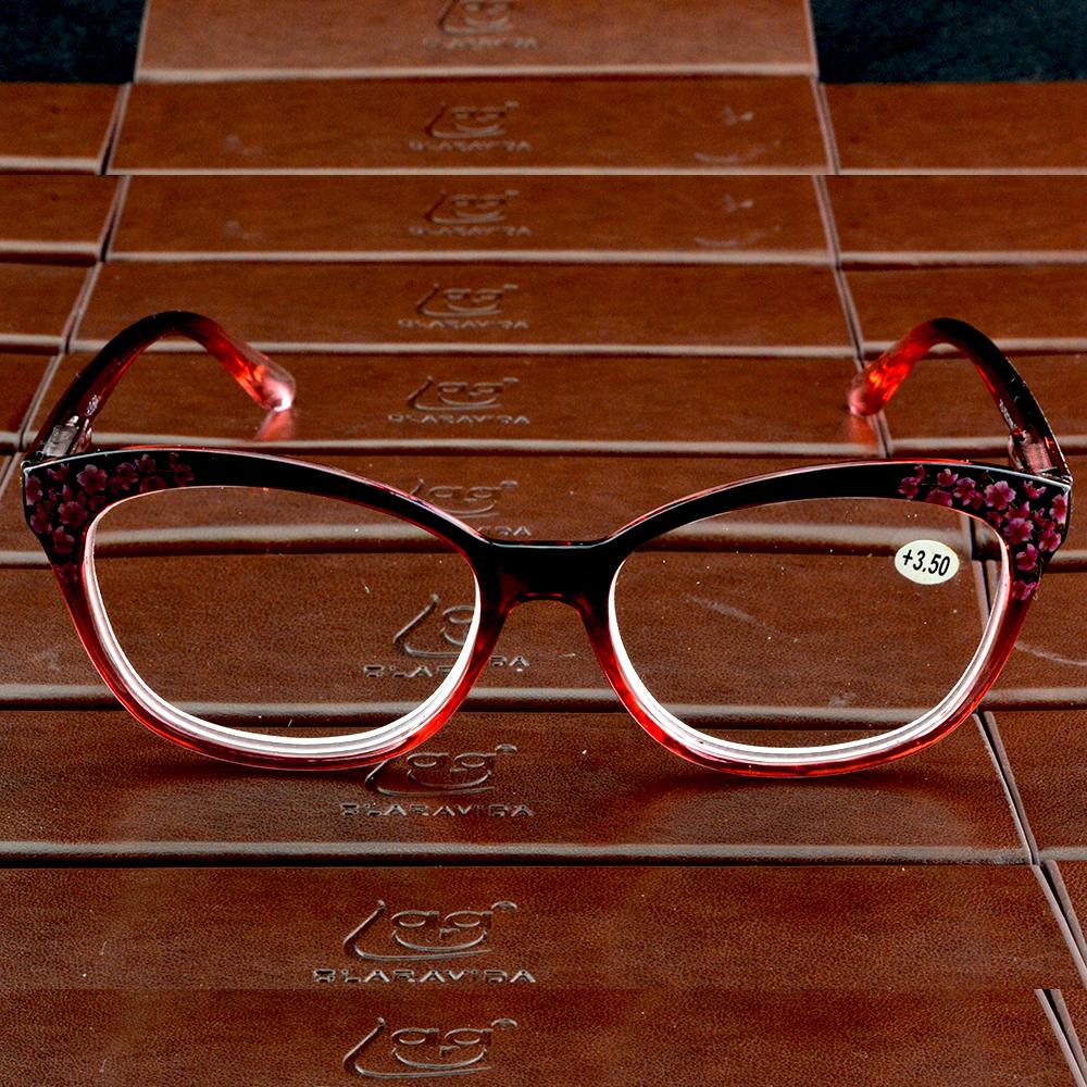 Clara Vida сливовый цвет розовый декоративные женские художественные очки для чтения +1 — фото 3