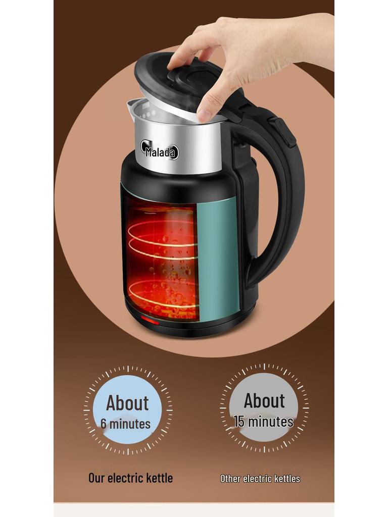 2026 Hydro-Electric 3L Super Capacity Tea Maker: Fast-Heating, Health Pot, Electric Kettle Gift