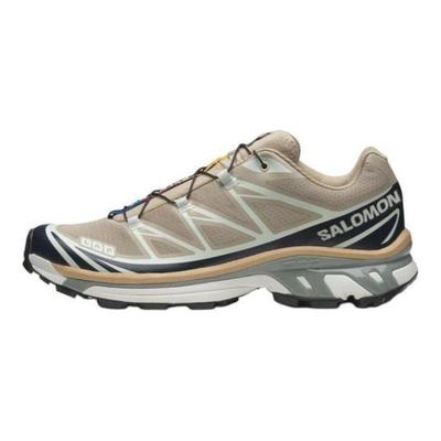 XT 6 Prodyšné nízké běžecké boty Unisex Khaki Černé tenisky 477374