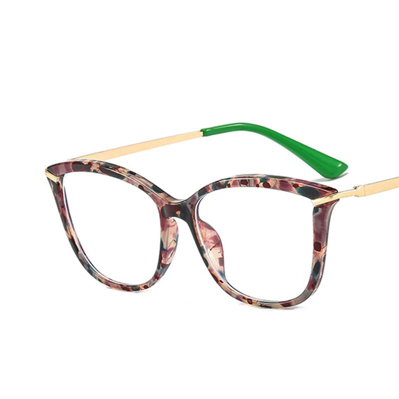 Fashion Myopia Glasses Frame Retro Brand Designer Cat Eye Optical Prescription Eyeglasses Women Computer Eyeglasses Girls