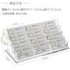 SANRUI Acrylic Business Card Business Card Card 3 4 Large Holds 600 Cards Stand, Holder, Holder, Horizontal, Columns, Tiers, Capacity, Approx.