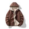 New Solid Color Jacket for Men and Women, Hooded and Loose Korean Fashion Couple Jacket