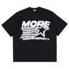 Unisexs oversized cotton retro aesthetic graphic Tshirt Korean fashion clothing Y2k street design Harajuku shortsleeved Tshirt