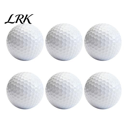 Palline da Golf per Tutti i Livelli 1/6/12 Pezzi Palla da Pratica a Lunga Distanza, Allenamento Swing Putting Palla Indoor Outdoor Doppio Strato per Campo Pratica Basso Spin