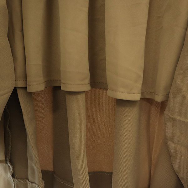 SNIDEL Short Sleeve One Piece 1 Ege Pleated Docking Knit Dress SWNO201055 Women Used