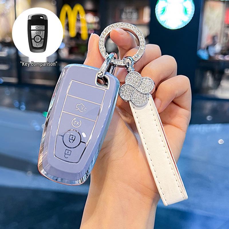 Key Case Shell for Ford Mondeo, Explorer, Focus, and Edge - Suitable for Men and Women
