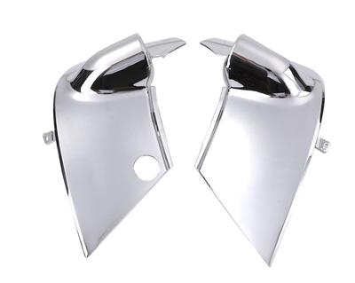 Hino Dutro Chrome Mirror Stay Cover Bracket Set with Side Passenger Side Universal Aftermarket Custom Part for Toyota (Left & Right) - Standard,