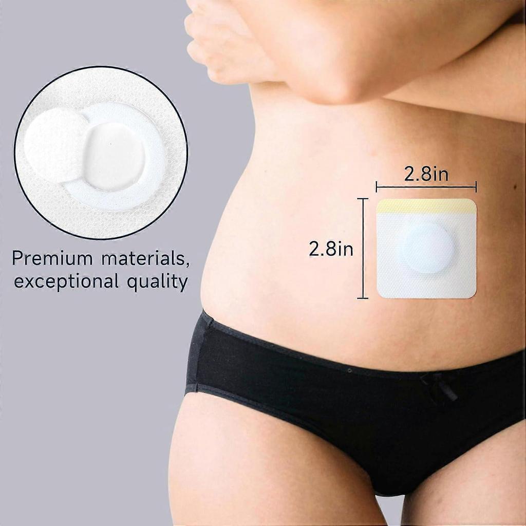 20Pcs Disposable Castor Oil Pack Wrap Belly Button,Highly Absorbent Castor Oil Patches for Promote Digestion, Castor Oil