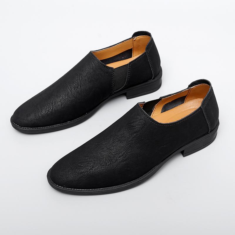 Módní Pánské Módní Formální Boty Dvouvrstvé Kožené Lehké a Pohodlné Obchodní Značka Le Fu Boty Velikost 38-48 Pánské Boty