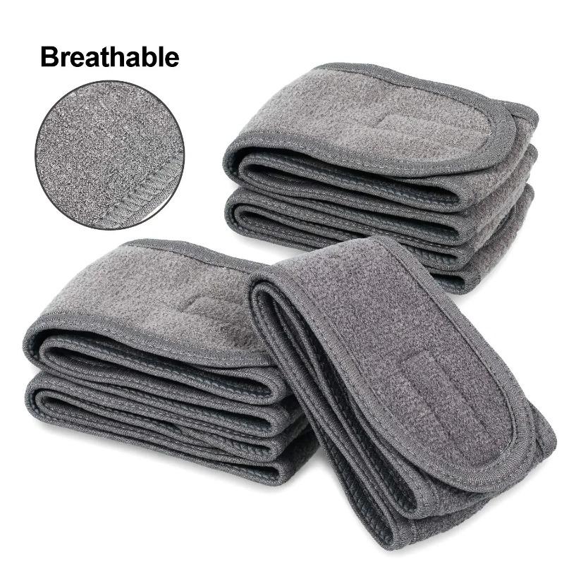 1-5pcs 2025 New Headscarf Velcro Bag Headscarf Beauty Salon Dedicated Face Washing Makeup Headband Beauty Headband Sports