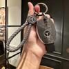 ULA5   Car Key Case Shell Fob For Mercedes Benz A C E S G Class GLC CLE CLA GLB GLS W177 W205 W213 W222 X167 AMG Keychain