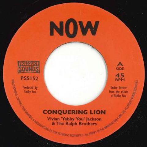 7inch Record VIVIAN JACKSON, RALPH BROTHERS - Conquering Lion / Version PSS152 Pressure Sounds 1973 UK Reggae, Ska & Dub Used