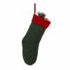 18-Inch Knitted Diamond Pattern Large Christmas Stocking for Gifts - European and American Style