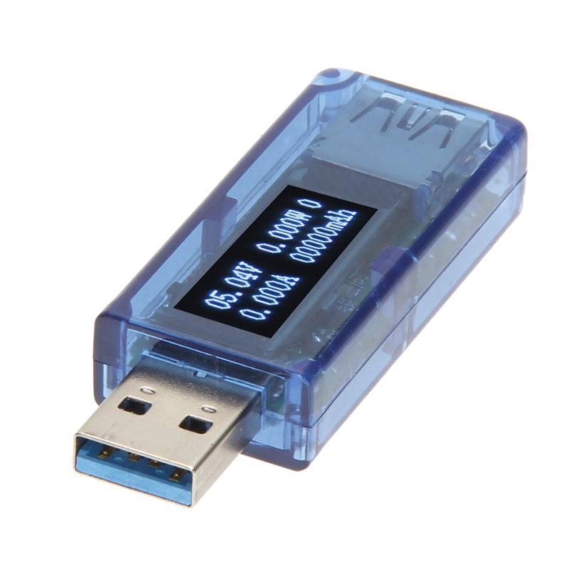 Amper/ímetro Volt/ímetro Capacitancia y Vat/ímetro Puertos Duales USB. 7 Modos Multi Probador USB 2.0 Monitor Digital de Corriente y Voltaje de Mult/ímetro // Probador del Medidor de Potencia