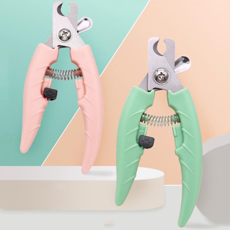 New Dog Nail Clipper Scissors Kitten Nail Toe Claw Clippers Trimmer Labor-Saving Grooming Tools for Animals General Pet Supplies