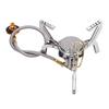 Portable Foldable Gas Stove with Ignition High Combustion Efficiency Split Windproof Camp Stove for Outdoor Picnic