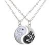 Alloy Tai Chi Bagua Hand-Woven Couple Bracelet Set