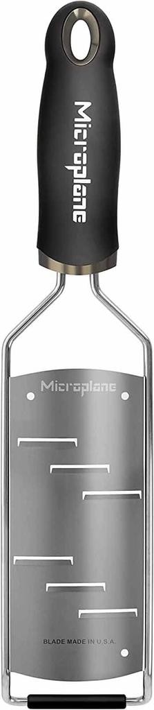 Microplane Offiziell Kommt mit Original x x Gourmet Große Reibe, Import, Rezept, 31,5 6,6 3,2 cm, Serie, Hobel, Schwarz, MP-054