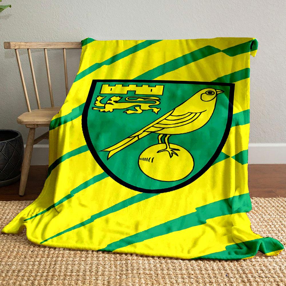 Green and Yellow Canary Logo print blanket soft and cozy perfect for the living room bed sofa or a nap,gift