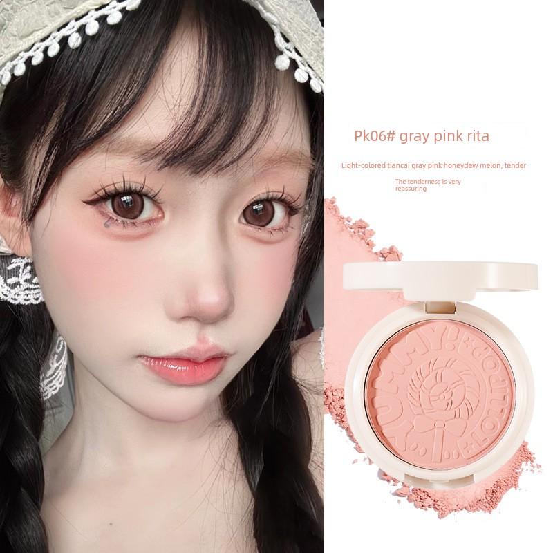 Pink Blush 2025 New Model with Natural Color, Brightens Complexion, Fine Powder Texture, Naturally Enhances Everyday Makeup, and Brightens the Skin