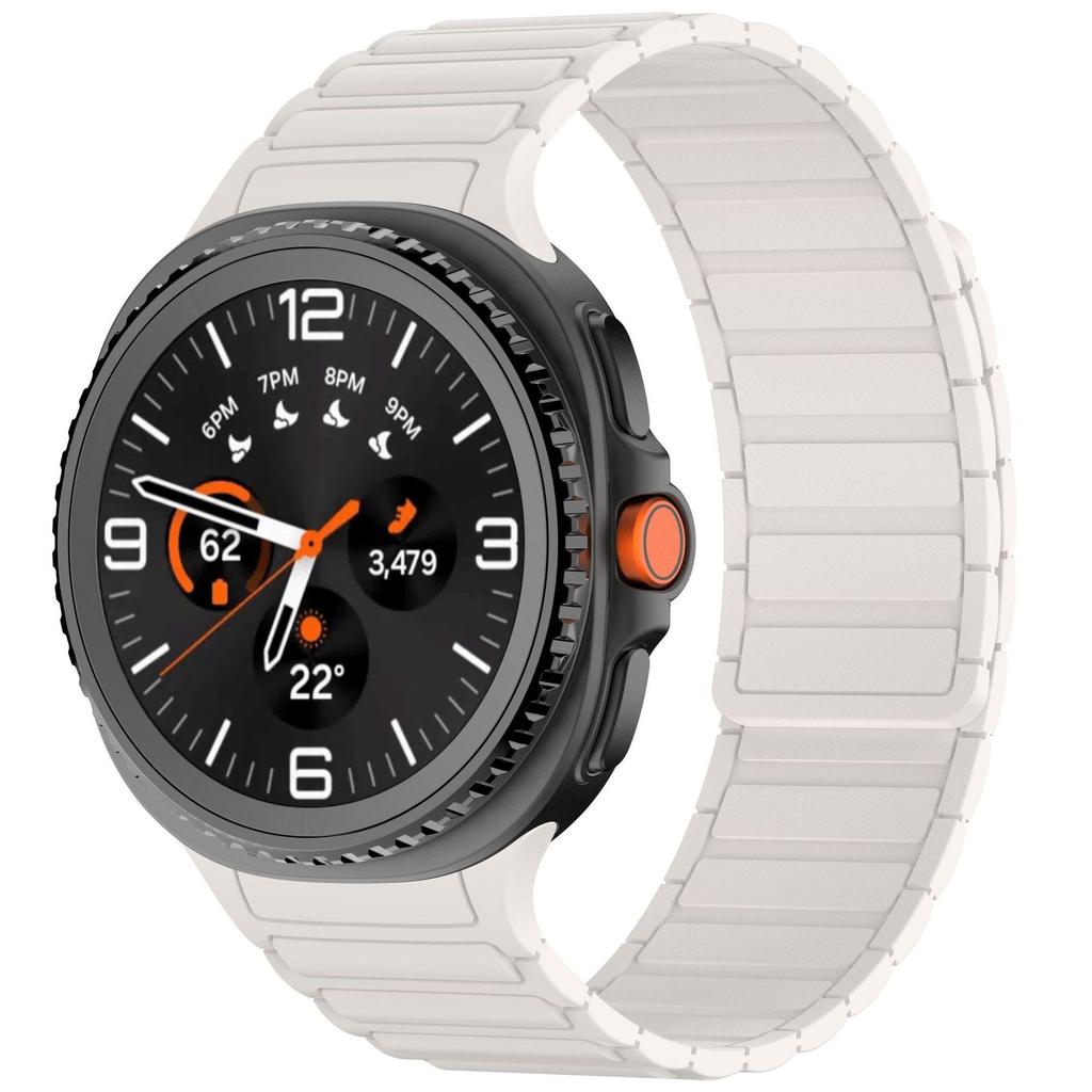 No Gaps Silicone Strap For Samsung Galaxy Watch 8 40mm 44mm Sports Magnetic Bracelet For Galaxy Watch 8 Classic 46mm Wristband