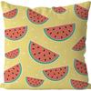 New Nordic Linen Pillowcase Summer Fruit Print Pillowcase Sofa Cushion Cover Home Furnishing