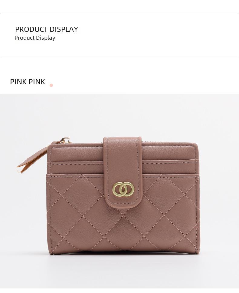 Korean Style Women's Wallet: Compact Card Holder & Coin Purse