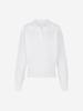 LORDLOAR Signature Collar Long Sleeve Knit White