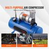 SucceBuy 12V Air Compressor with Tank 3/6L Train Horn Air Compressor 120psi Air Compressor System for Train Horn/Inflating Tire