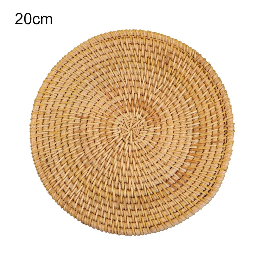 Insulation Pads Rattan Coasters Environmentally Friendly