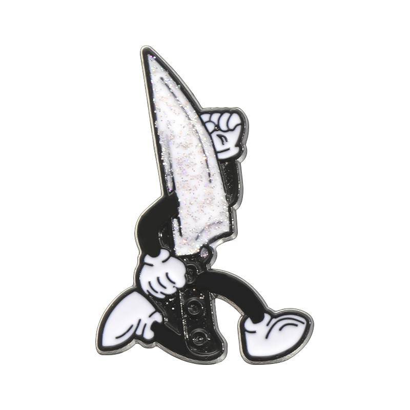 

Cartoon Creative Chase Enamel Pins Custom Pencil Chase Brooches Lapel Badges Funny Jewelry Gift for Friends