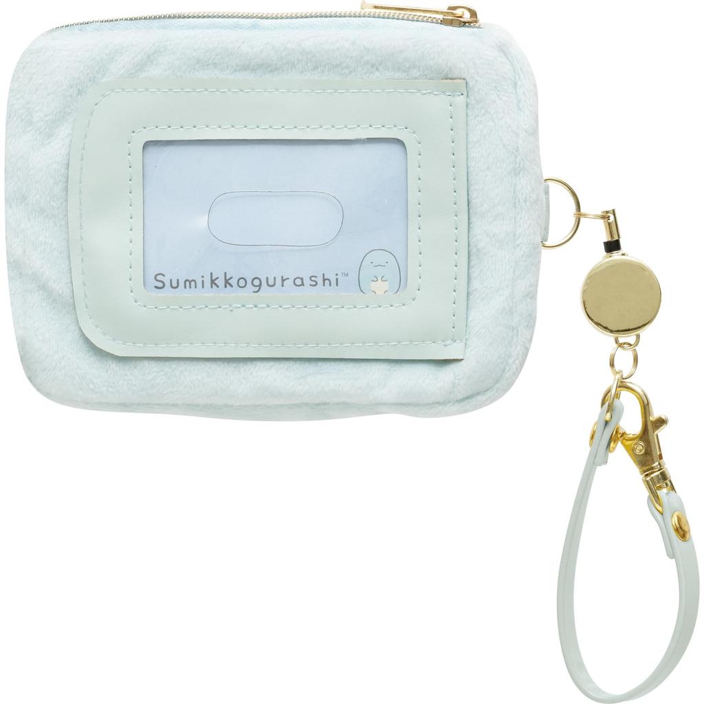 PB72605 Sumikko Gurashi Plush Reel Pass Case Tokage - (Lizard)