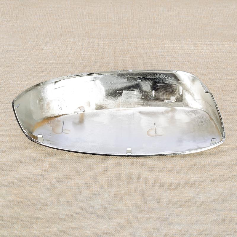 New 1 Pair Side Mirror Top Trim Cover Fit for Chevrolet Silverado Avalanche Tahoe GMC Sierra 1500 2007-2013 Chrome Style Plastic