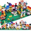 2Pcs 32x32 Dots Double Sided Baseplate for Building Blocks, Classic Brick Board Compatible with Major Brands, Kids DIY Toys