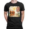 Vintage Retro Walk for Peace Monks with Aloka Dog TShirt for Men Round Collar 100 Cotton T Shirt  Short Sleeve Tees Tops