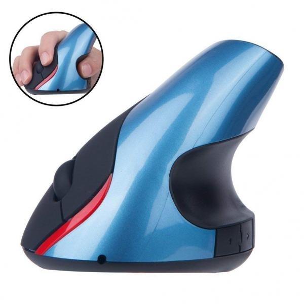 Professionelle 2,4 GHz 5 Tasten Wiederaufladbare Batterie Kabellos Ergonomisch Vertikal Optische Maus