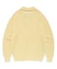 COVERNAT Authentic Crochet Collar Knit Light Yellow