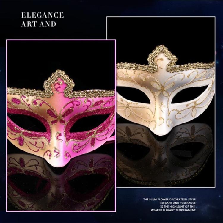 Half Face Mask Halloween Mask Venetians Mask Masquerade Mask Antique Mask