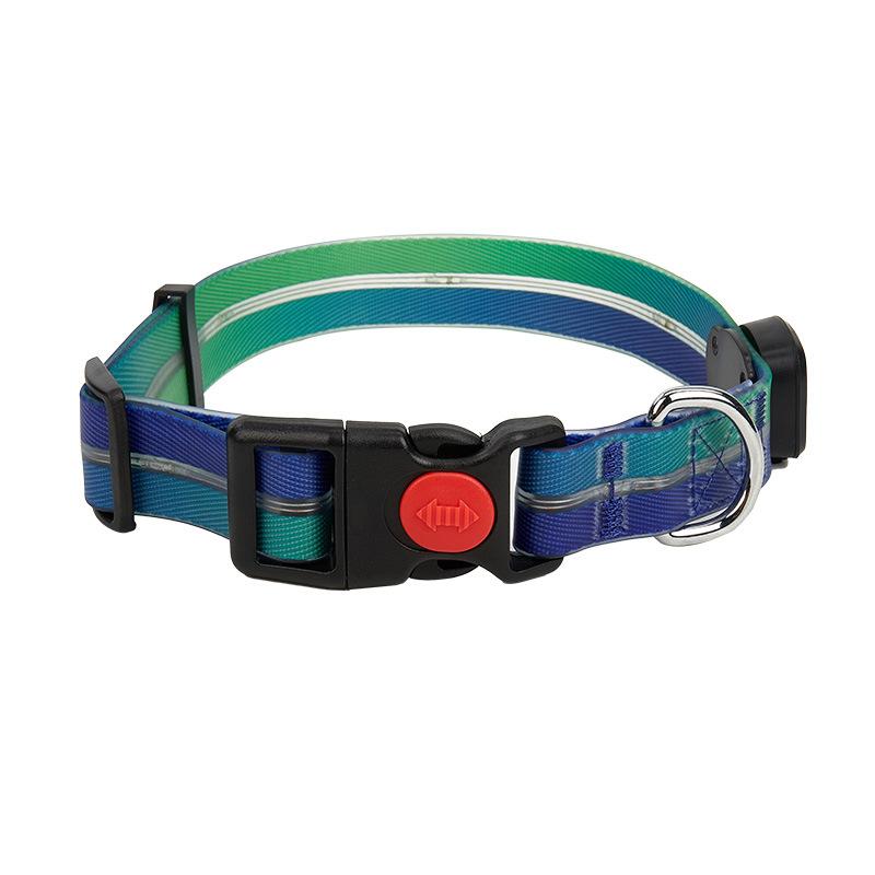 new trend waterproof LED glowing dog collar large, medium and small universal pet collar leash dog leash factory direct sales