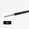 MIKAILAN Wolf Hair Paint Brush Fine Hand-painted Hook Line Pen Round Tip Miniature Brush For Drawing Gouache Oil Painting Brush