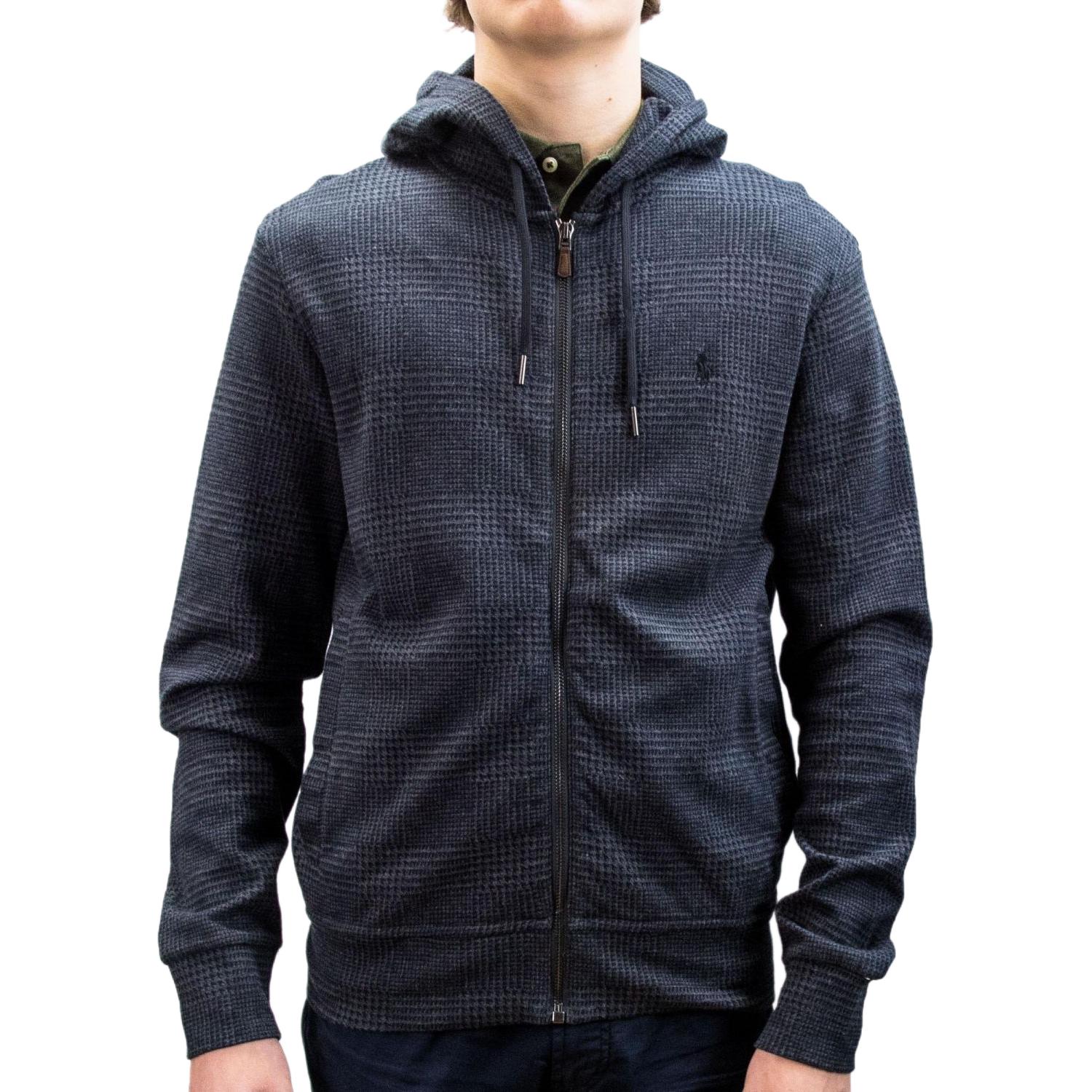 Polo Ralph Lauren FW25 Худи на молнии с вышитым логотипом Мужские худи 710768617-004 XS