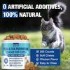 Flea and Tick Prevention for Cats Chewable, Natural Cat Flea Treatment, Oral Kitten Cat Flea & Tick Control, Flea Pills Supplement with Vitamins