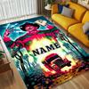 Custom Name Nightmare Icon Living Room Non-Slip Area Rug Soft Carpet for Bedroom Kids Playroom Sofa Office Home Decor Doormat