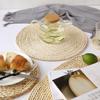 Corn Bran Woven Heat Dining Table Mat Pot Insulation Holder Coasters Placemat