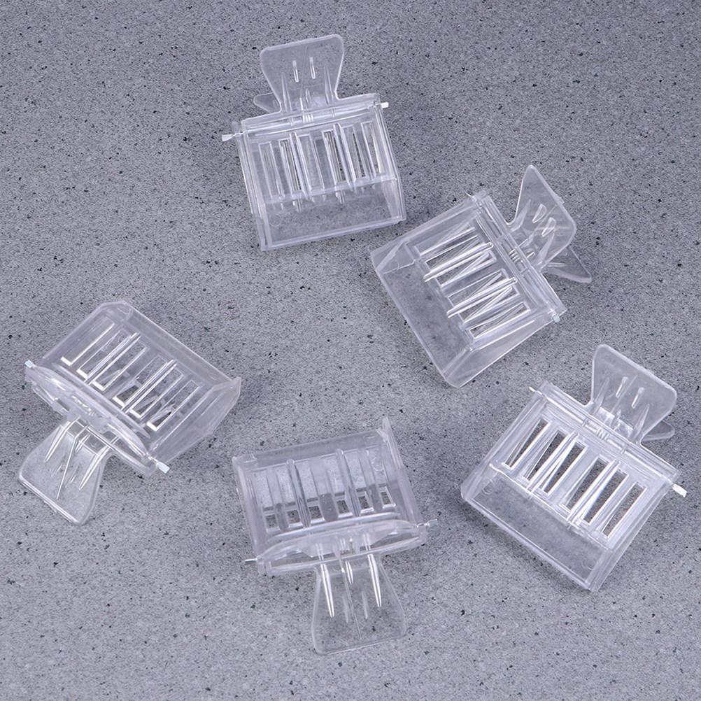 6pcs Beekeeping Clip Catcher Cage Bee Tool Durable Plastic Smooth Edge For Beekeeper Essential Beekeeping Accessoires