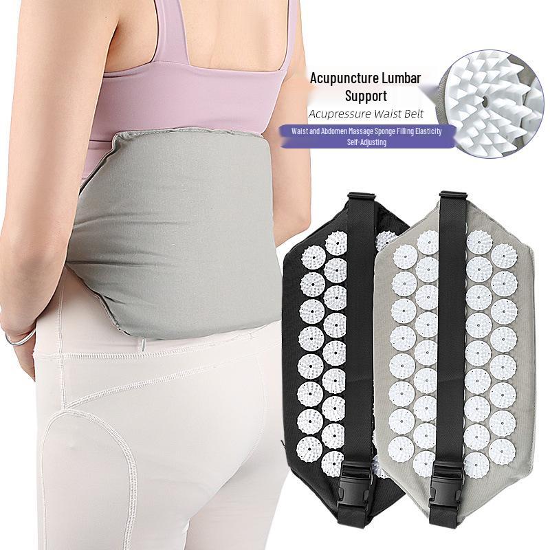Acupuncture Adjustable Lumbar Support Belt for Back and Waist Massage